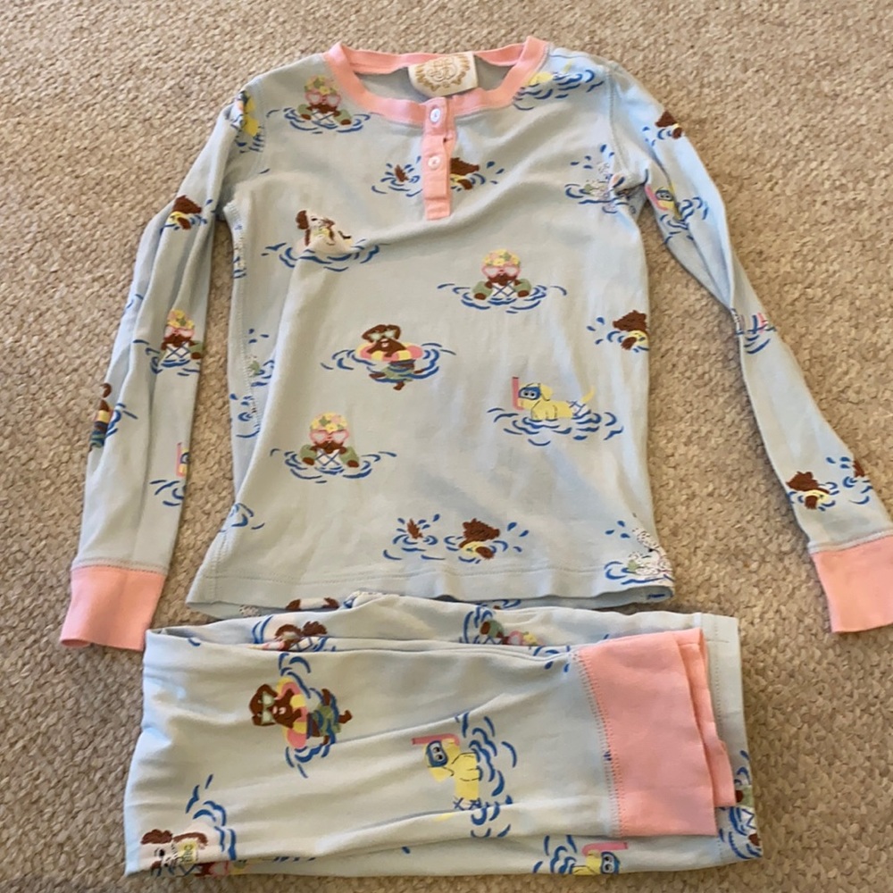 Tbbc doggy paddle Sara jane pajama size 5